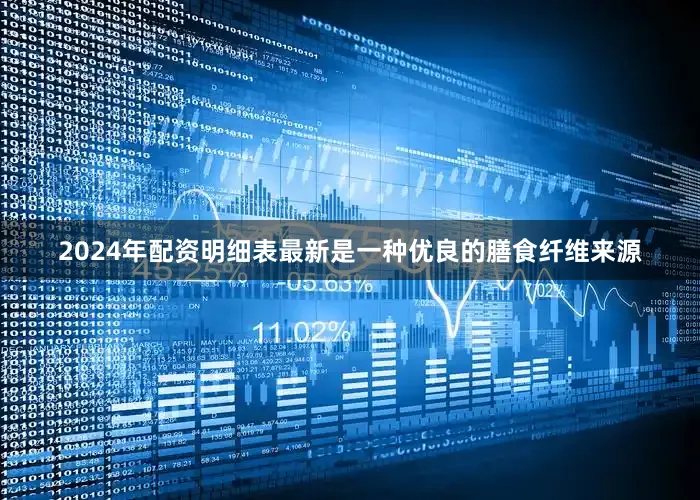 2024年配资明细表最新是一种优良的膳食纤维来源